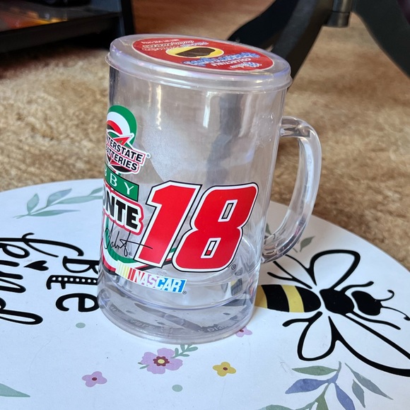 Vintage #18 Bobby Labonte NASCAR Cold Frosty Mug Cup New Nascar freezer mug. - Picture 6 of 17